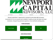 Tablet Screenshot of newcapllc.com